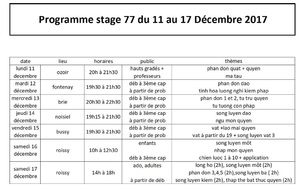 STAGE DES MAITRES INTERNATIONAUX